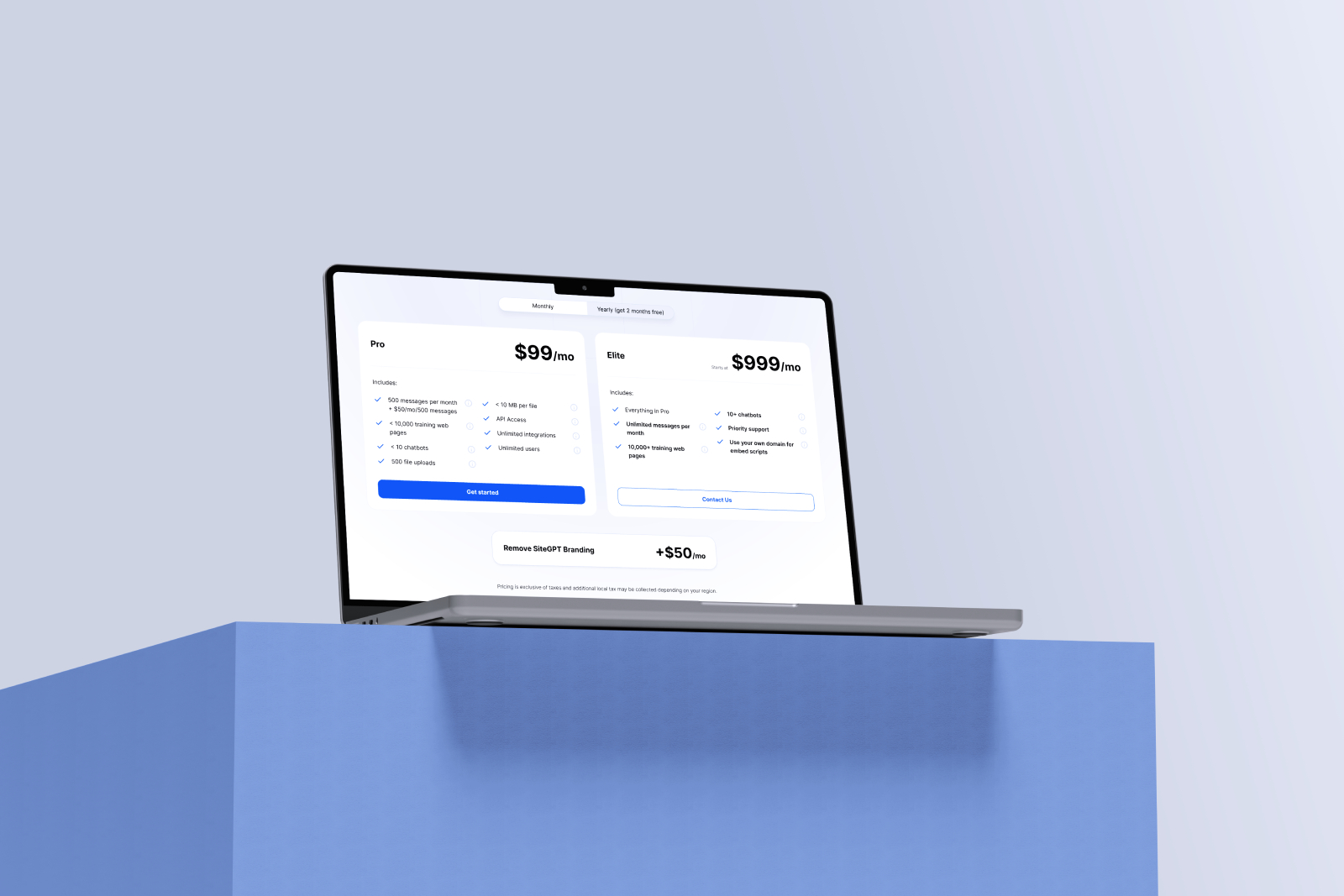 Website design showcase