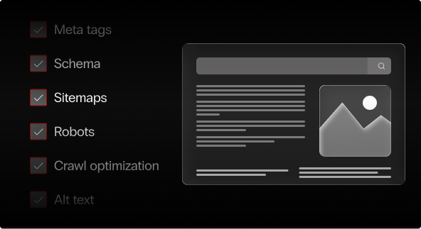 Technical SEO implementation