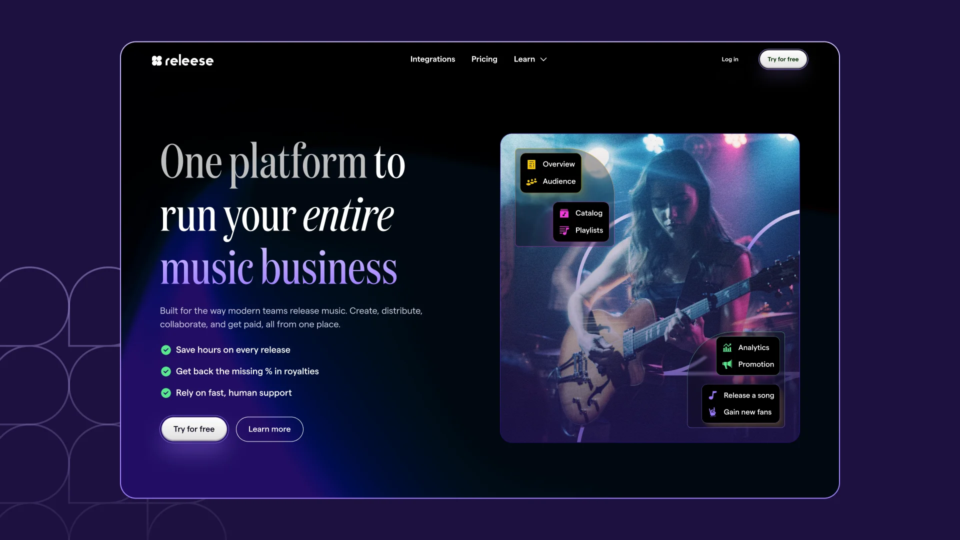 Complete landing page (copy + design + code)